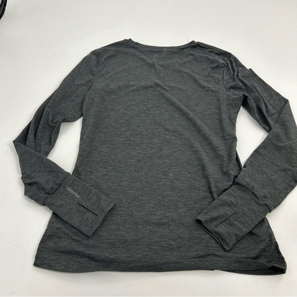 TERRAMAR Hottotties Grey Cloud Nine Scoop Neck Baselayer Long Sleeve Shirt Top M - Picture 6 of 8